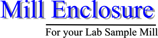 laboratory equipment for lab grinders and lab mills. cyclone sample mill enclosures.